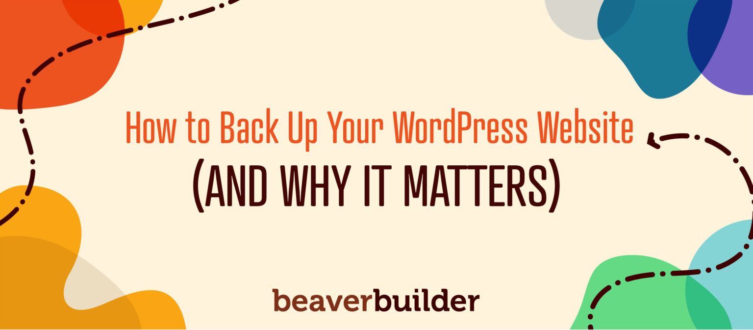 How to Backup a WordPress website How to Backup a WordPress website