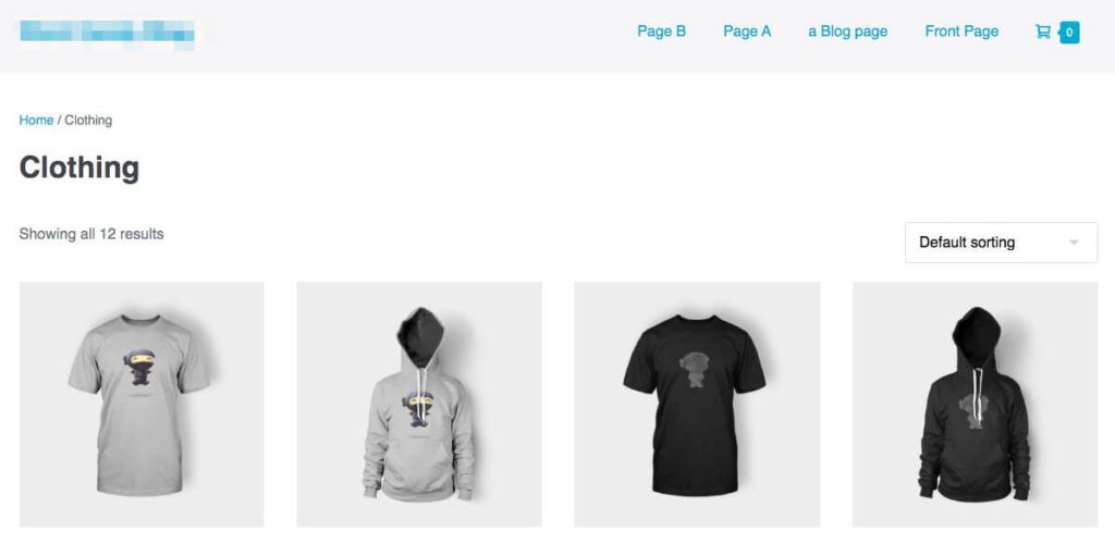 Example of excluding the Themer header from a page.
