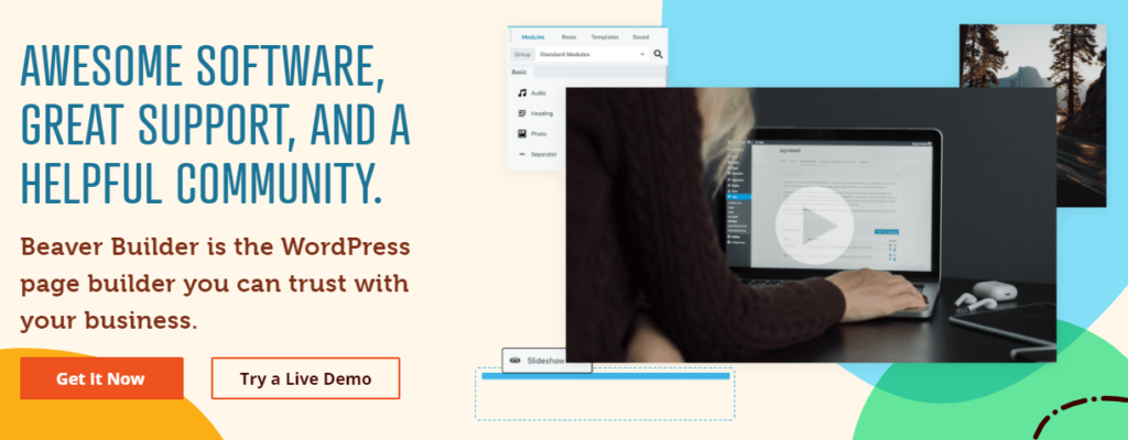 Our Beaver Builder tool is one of the best tools for freelance web designers who want to design professional sites more easily.