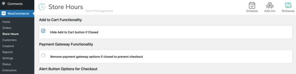 Hiding the Add To Cart button.